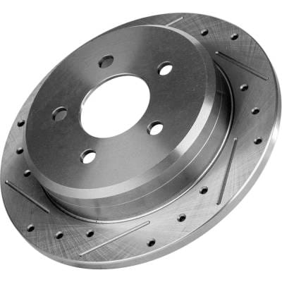 New Cross-Drilled Brake Disc Compatible With Ford Mercury Explorer Eddie Bauer 8 Cyl 5.0L Ranger Xlt thumbnail 16