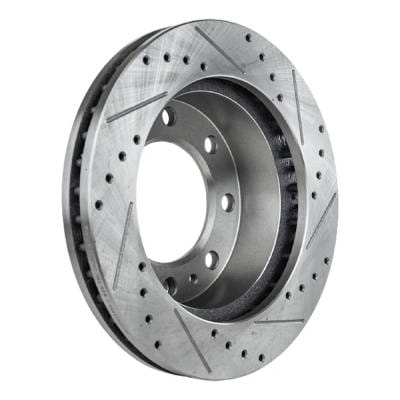 New Cross-Drilled Brake Disc Compatible With Chevrolet Avalanche 2500 Ls 8 Cyl 8.1L Express 3500 Ls thumbnail 5