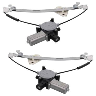 New Front Left And Front Right Window Regulator Compatible With Acura Tsx Base 4 Cyl 2.4L 2004-2008 thumbnail 10