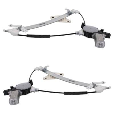 New Front Left And Front Right Window Regulator Compatible With Acura Tsx Base 4 Cyl 2.4L 2004-2008 thumbnail 4