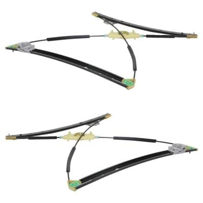 New Front Left And Front Right Window Regulator Compatible With Audi Q7 Premium 6 Cyl 3.0L 2011 thumbnail 6