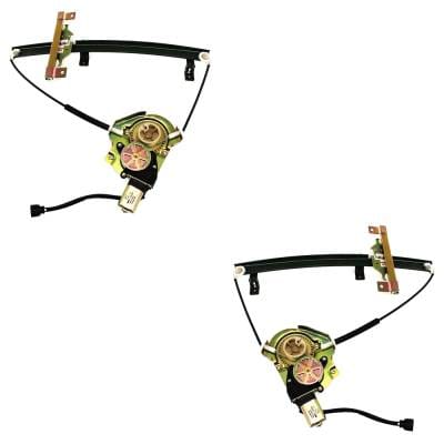New Front Left And Front Right Window Regulator Compatible With Honda Isuzu Rodeo S 4 Cyl 2.6L thumbnail 2