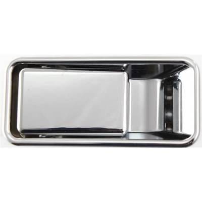 Front Left (Driver Side) Exterior Door Handle Compatible With 1999-2006 Jeep Wrangler Chrome With thumbnail 2