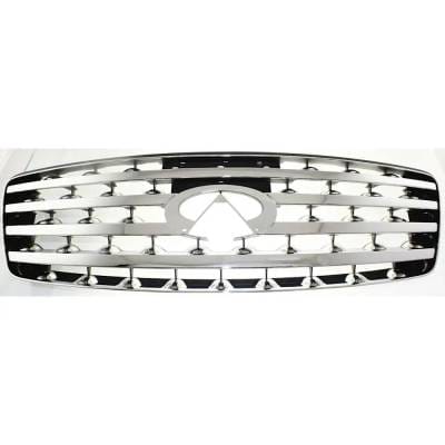 New Chrome Grille Assembly Compatible With Infiniti Fx35 Base 6 Cyl 3.5L Fx45 Base 8 Cyl 4.5L thumbnail 2