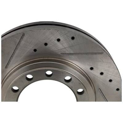 New Cross-Drilled And Slotted Brake Disc Compatible With Chevrolet Gmc Isuzu W3500 Forward W3s042 4 thumbnail 8