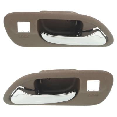 Front Driver And Passenger Side Interior Door Handle Compatible With 1999-2006 Acura Mdx Acura Tl thumbnail 4