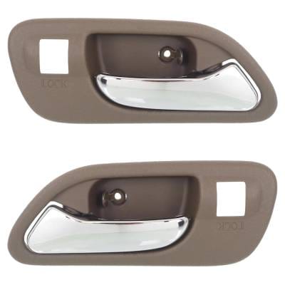 Front Driver And Passenger Side Interior Door Handle Compatible With 1999-2006 Acura Tl Acura Mdx