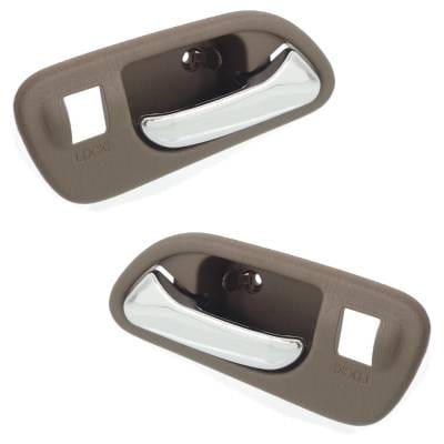 Front Driver And Passenger Side Interior Door Handle Compatible With 1999-2006 Acura Tl Acura Mdx thumbnail 3