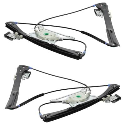 New Front Left And Front Right Window Regulator Compatible With Audi A4 Base 6 Cyl 2.8L A4 Quattro thumbnail 2