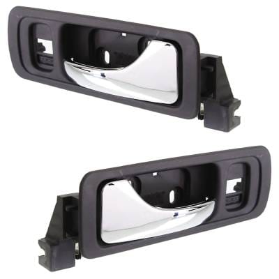 Front Left Driver And Right Passenger Interior Door Handle Compatible With 1996-2004 Acura Rl Gray thumbnail 2