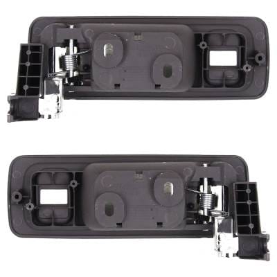 Front Driver And Passenger Side Interior Door Handle Compatible With 1996-2004 Acura Rl Gray Bezel thumbnail 5
