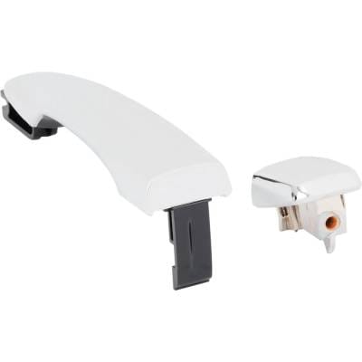 Front Left (Driver Side) Exterior Door Handle Compatible With 2014-2020 Nissan Rogue Chrome With Key thumbnail 4