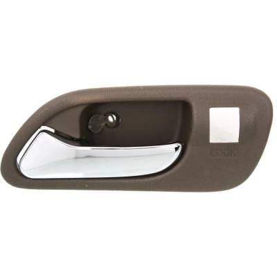 Front Driver Side Interior Door Handle Compatible With 1999-2006 Acura Tl Acura Mdx Brown Bezel With thumbnail 2