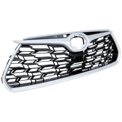 New Black Shell Grille Assembly Compatible With Toyota Highlander Hybrid Bronze Edition 4 Cyl 2.5L thumbnail 6
