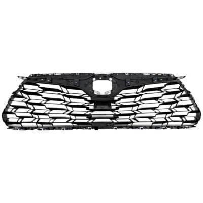 New Black Shell Grille Assembly Compatible With Toyota Highlander Platinum 6 Cyl 3.5L Highlander thumbnail 8