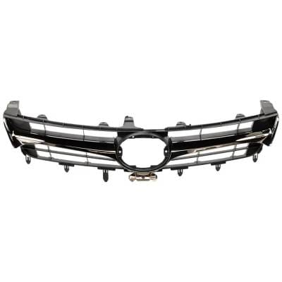 New Chrome With Black Grille Assembly Compatible With Toyota Camry Xle 6 Cyl 3.5L Camry Xse 4 Cyl thumbnail 2