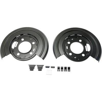 New Rear Brake Dust Shields Compatible With Ford F-350 Super Duty Xl 8 Cyl 6.4L F-350 Super Duty Xl thumbnail 2