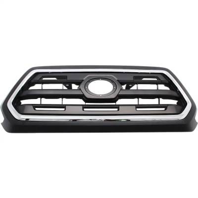 New Chrome Shell Grille Assembly Compatible With Toyota Tacoma Sr5 4 Cyl 2.7L Tacoma Sr5 6 Cyl 3.5L thumbnail 2