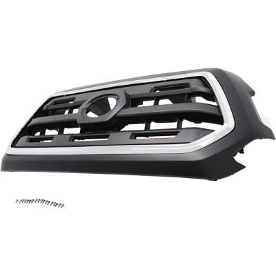 New Chrome Shell Grille Assembly Compatible With Toyota Tacoma Sr5 4 Cyl 2.7L Tacoma Sr5 6 Cyl 3.5L thumbnail 6