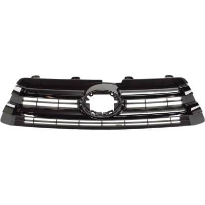 New Black Grille Assembly Compatible With Toyota Highlander Le 4 Cyl 2.7L Highlander Le 6 Cyl 3.5L thumbnail 2