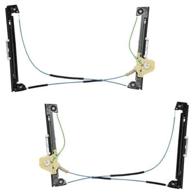 New Front Left And Front Right Window Regulator Compatible With Mini Cooper Base 4 Cyl 1.6L Cooper S thumbnail 5