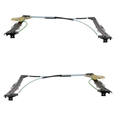 Front Left And Front Right Window Regulator Compatible With Mini Cooper Base 4 Cyl 1.6L 2005 thumbnail 6