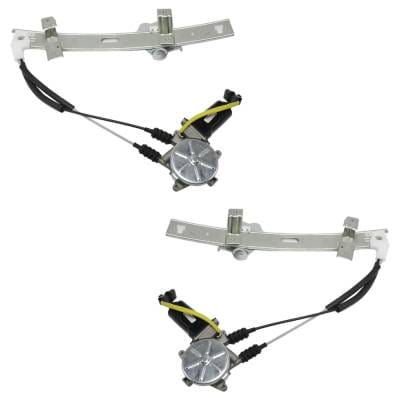 Driver And Passenger Side Front Window Regulator Set With Motor Compatible With 1991-1996 Dodge thumbnail 10