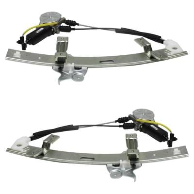 Front Left And Right Window Regulator Pair With Motor Compatible With 1991-1996 Mitsubishi 3000Gt thumbnail 8