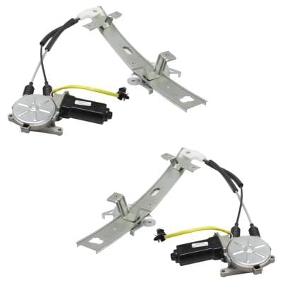 Front Left Right Power Window Regulator Pair With Motor Compatible With 1991-1996 Mitsubishi 3000Gt thumbnail 6