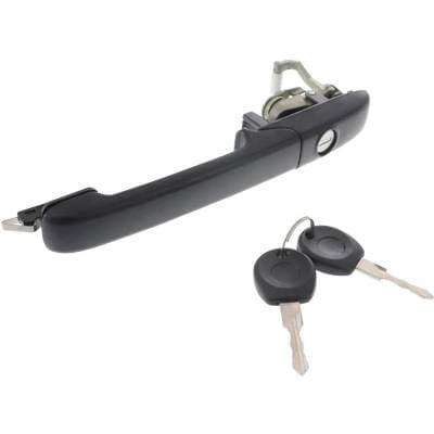 Front Left (Driver Side) Exterior Door Handle Compatible With 1994-1997 Volkswagen Passat Textured thumbnail 6