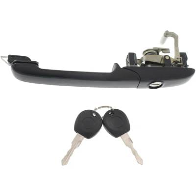 Front Left (Driver Side) Exterior Door Handle Compatible With 1994-1997 Volkswagen Passat Textured thumbnail 8