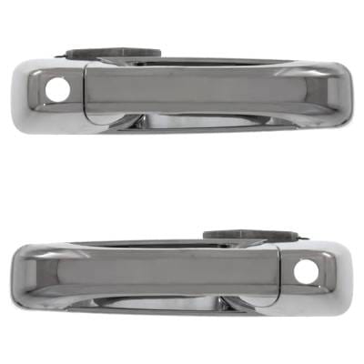 Front Driver And Passenger Side Exterior Door Handle Compatible With 2011-2018 Ram 1500 Ram 2500 Ram thumbnail 2