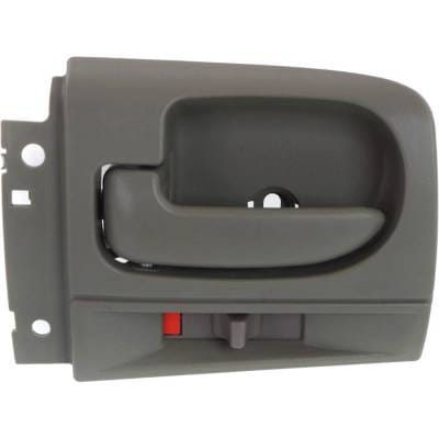 Front Driver Side Interior Door Handle Compatible With 2001-2004 Dodge Dakota Gray With Lock Button thumbnail 2