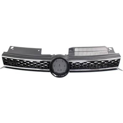 New Black Grille Assembly Compatible With Volkswagen Gti Wolfsburg Edition 4 Cyl 2.0L Gti Driver's thumbnail 2