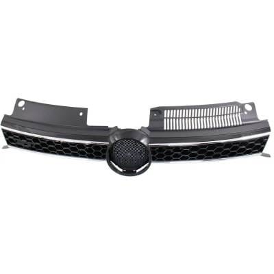 New Black Grille Assembly Compatible With Volkswagen Gti Driver's Edition 4 Cyl 2.0L Gti Wolfsburg thumbnail 8