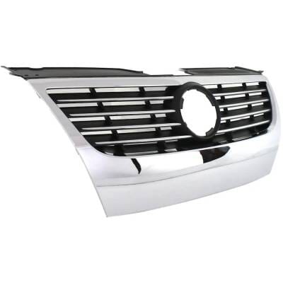 New Chrome Shell Grille Assembly Compatible With Volkswagen Passat Turbo 4 Cyl 2.0L Passat Value thumbnail 6