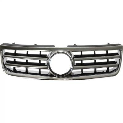 New Chrome Shell Grille Assembly Compatible With Volkswagen Touareg Tdi 10 Cyl 4.9L Touareg Base 8 thumbnail 2