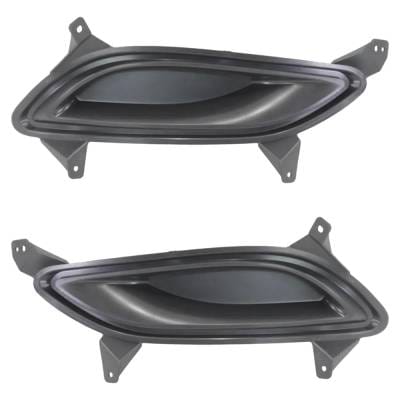 New Front Left And Front Right Fog Light Cover Compatible With Hyundai Sonata Gl Sonata Se 2011-2013 thumbnail 4