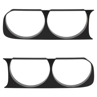 New Pair Of Headlight Bezel Compatible With Dodge Challenger Rallye Redline 6 Cyl 3.6L Challenger thumbnail 2