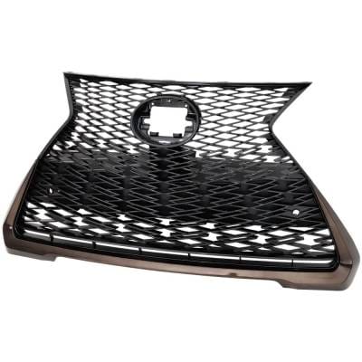 New Black Grille Assembly Compatible With Lexus Ux250h Luxury 4 Cyl 2.0L Ux250h F Sport 4 Cyl 2.0L thumbnail 2