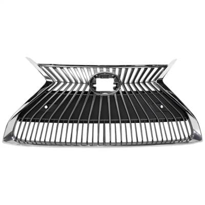 New Chrome Shell Grille Assembly Compatible With Lexus Es350 Signature 6 Cyl 3.5L Es300h Base 4 Cyl thumbnail 2