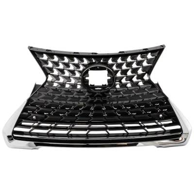 New Chrome With Black Grille Assembly Compatible With Lexus Ux250h Base 4 Cyl 2.0L Ux250h Luxury 4 thumbnail 2
