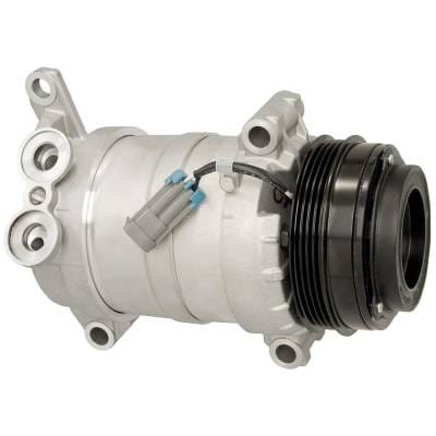 New 4-Groove Pulley A/C Compressor Compatible With Chevrolet Silverado 3500 Base 8 Cyl 8.1L thumbnail 2