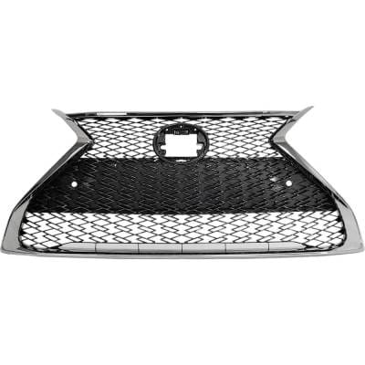 New Dark Gray Grille Assembly Compatible With Lexus Es350 F Sport 6 Cyl 3.5L Es350 Premium 6 Cyl thumbnail 4