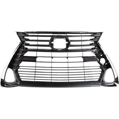 New Chrome Shell Grille Assembly Compatible With Lexus Gs200t Base 4 Cyl 2.0L Gs350 Base 6 Cyl 3.5L thumbnail 2
