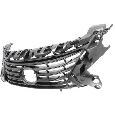 Gray Grille Assembly Compatible With Lexus Es350 Base 6 Cyl 3.5L Es300h Base 4 Cyl 2.5L 2016-2018 By thumbnail 4