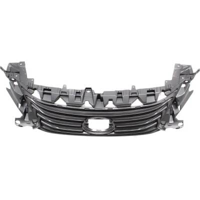 Gray Grille Assembly Compatible With Lexus Es350 Base 6 Cyl 3.5L Es300h Base 4 Cyl 2.5L 2016-2018 By thumbnail 8