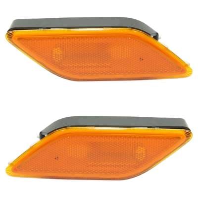 New Front Left And Front Right Side Marker Compatible With Mercedes Benz E550 4Matic 8 Cyl 4.7L E550