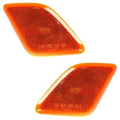 New Front Left And Front Right Side Marker Compatible With Mercedes Benz S550 Base S550 4Matic