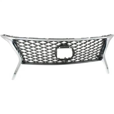 New Chrome Shell Grille Assembly Compatible With Lexus Rx350 F Sport 6 Cyl 3.5L Rx350 Base 6 Cyl thumbnail 8